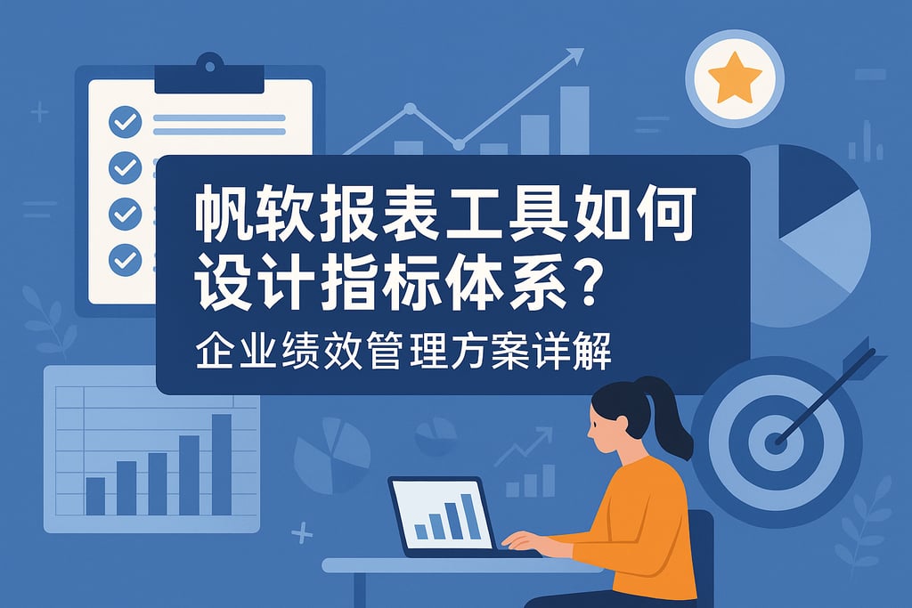 帆软报表工具如何设计指标体系？企业绩效管理方案详解