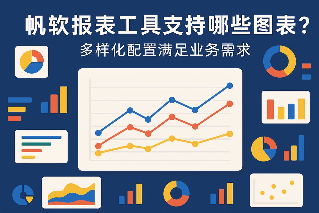 帆软报表工具支持哪些图表？多样化配置满足业务需求