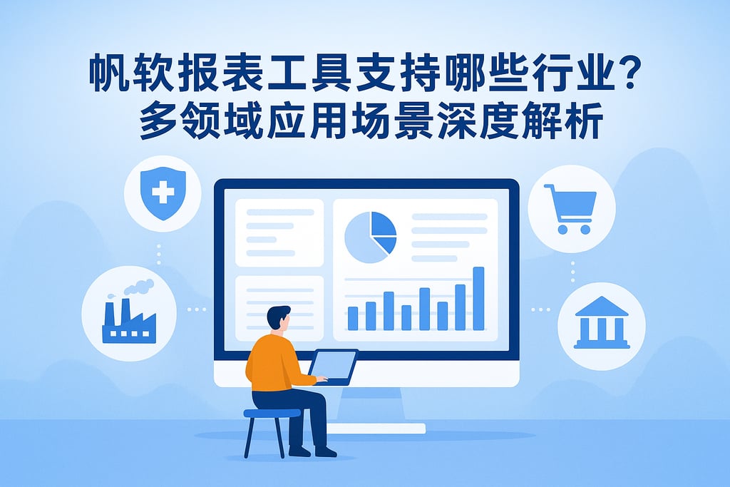 帆软报表工具支持哪些行业？多领域应用场景深度解析
