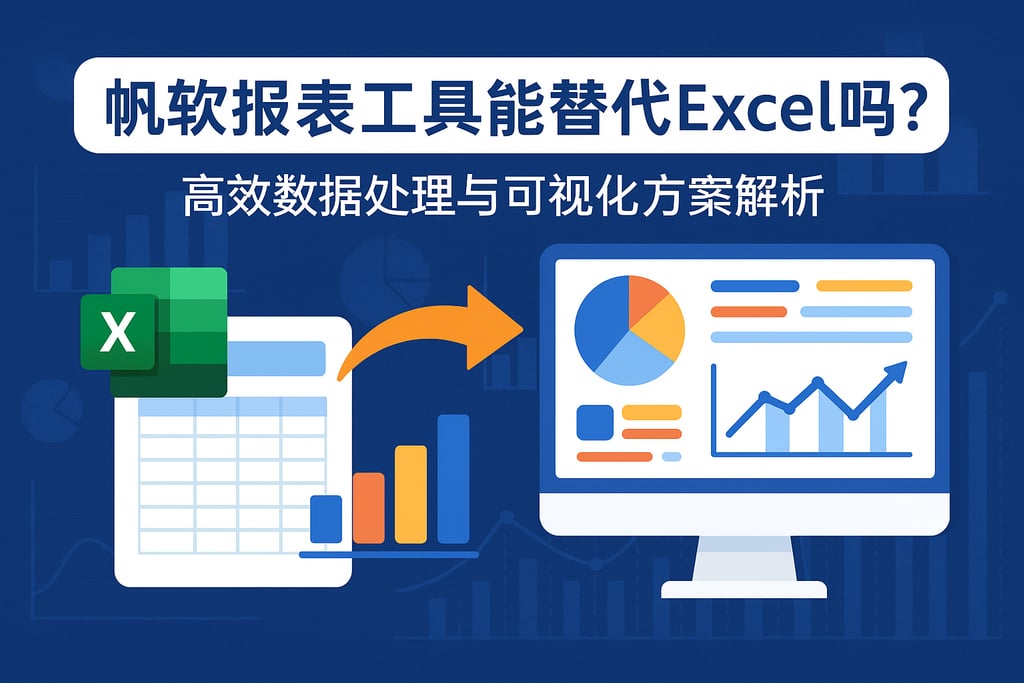 帆软报表工具能替代Excel吗？高效数据处理与可视化方案解析