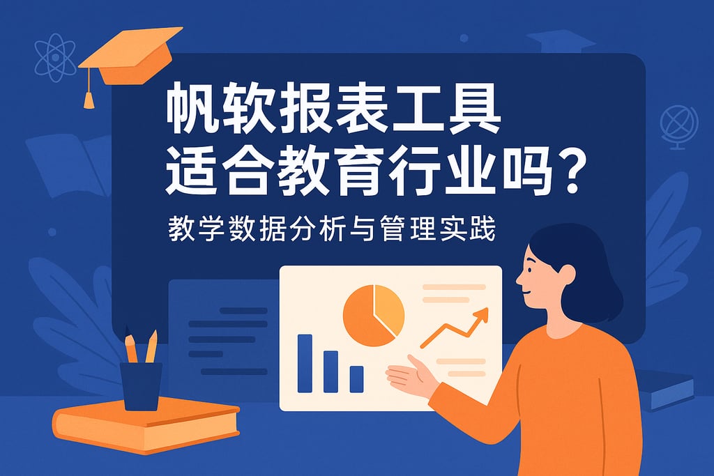 帆软报表工具适合教育行业吗？教学数据分析与管理实践