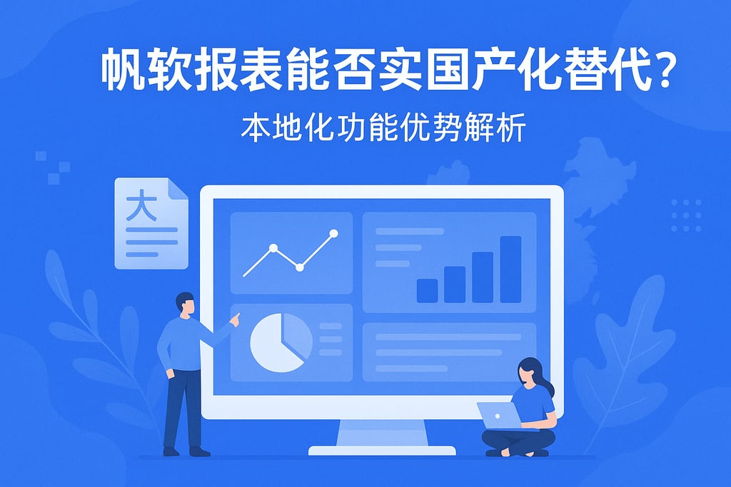 帆软报表能否实现国产化替代？本地化功能优势解析