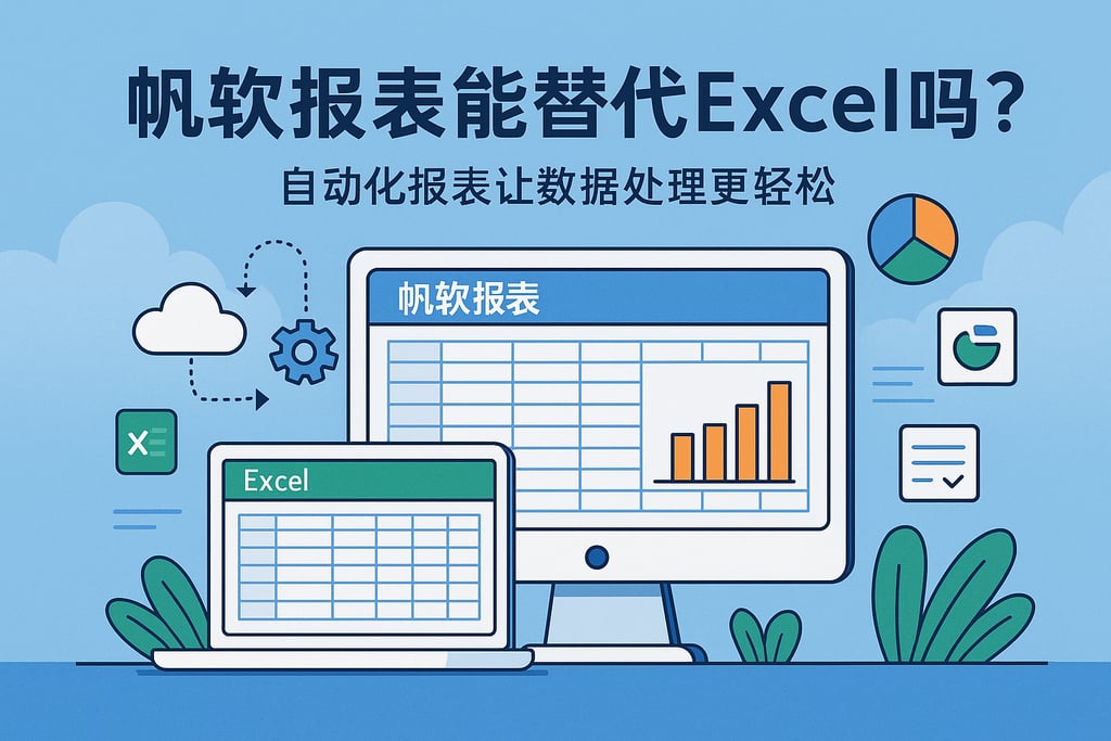 帆软报表能替代Excel吗？自动化报表让数据处理更轻松