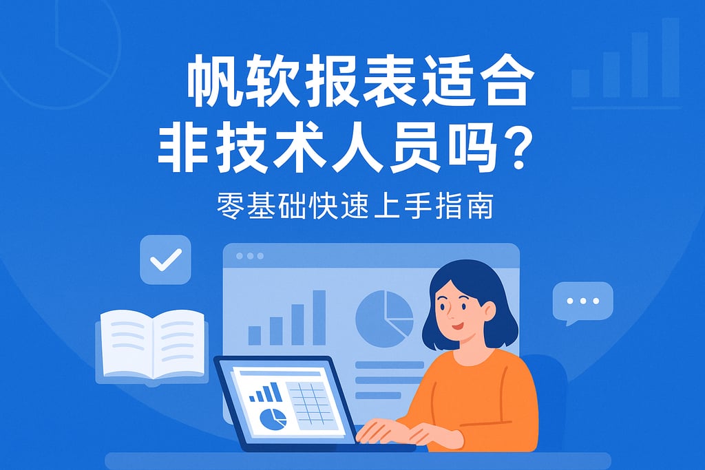 帆软报表适合非技术人员吗？零基础快速上手指南