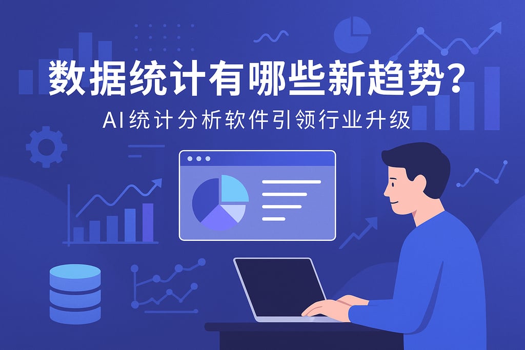 数据统计有哪些新趋势?AI统计分析软件引领行业升级 - FineReport报表知识库