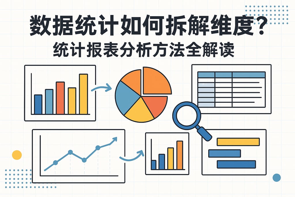数据统计如何拆解维度？统计报表分析方法全解读