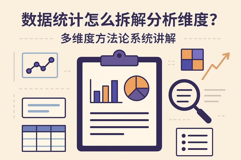 数据统计怎么拆解分析维度？多维度方法论系统讲解