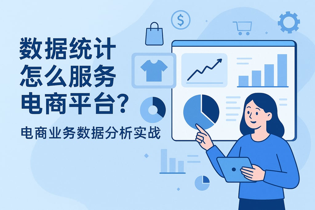 数据统计怎么服务电商平台？电商业务数据分析实战
