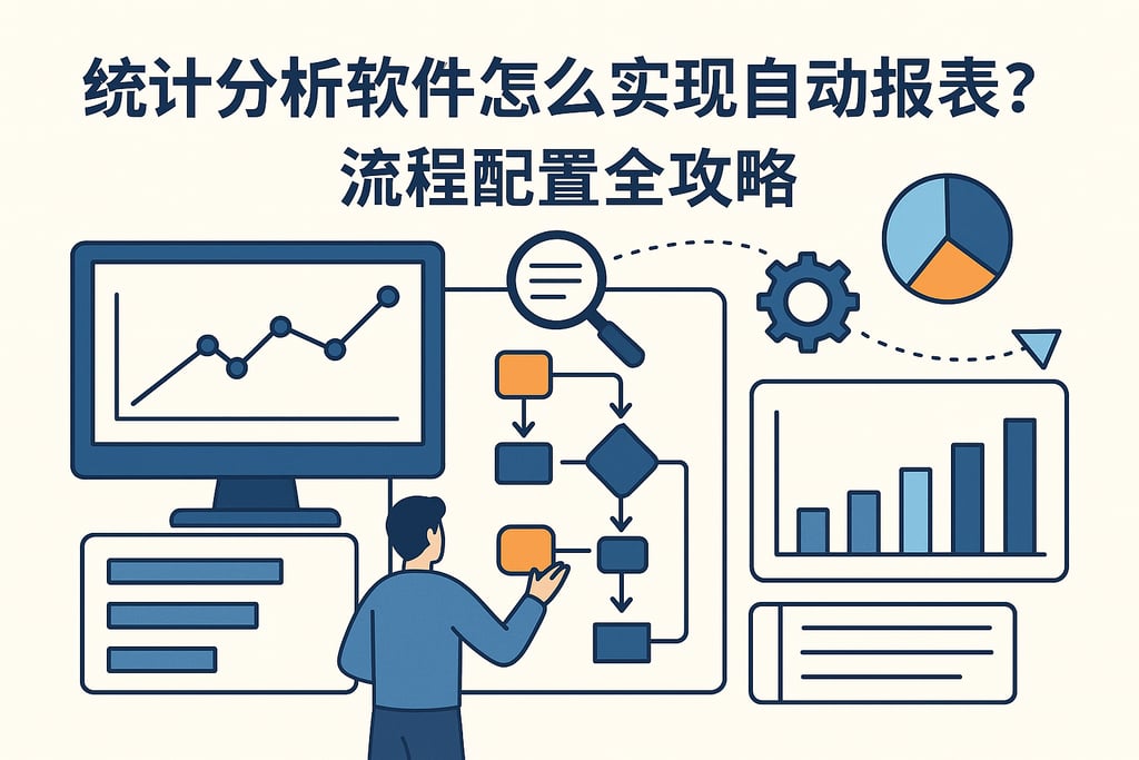 统计分析软件怎么实现自动报表？流程配置全攻略