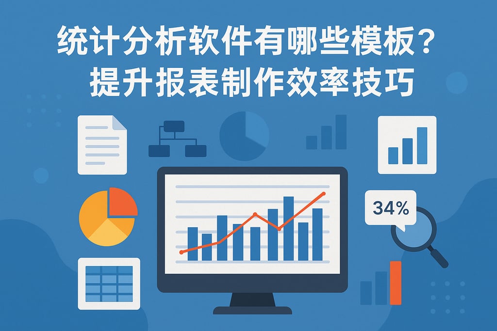 统计分析软件有哪些模板？提升报表制作效率技巧
