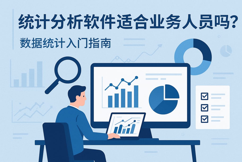 统计分析软件适合业务人员吗？数据统计入门指南