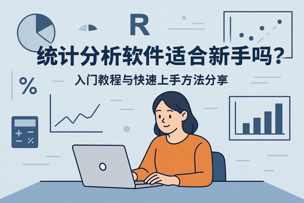 统计分析软件适合新手吗？入门教程与快速上手方法分享