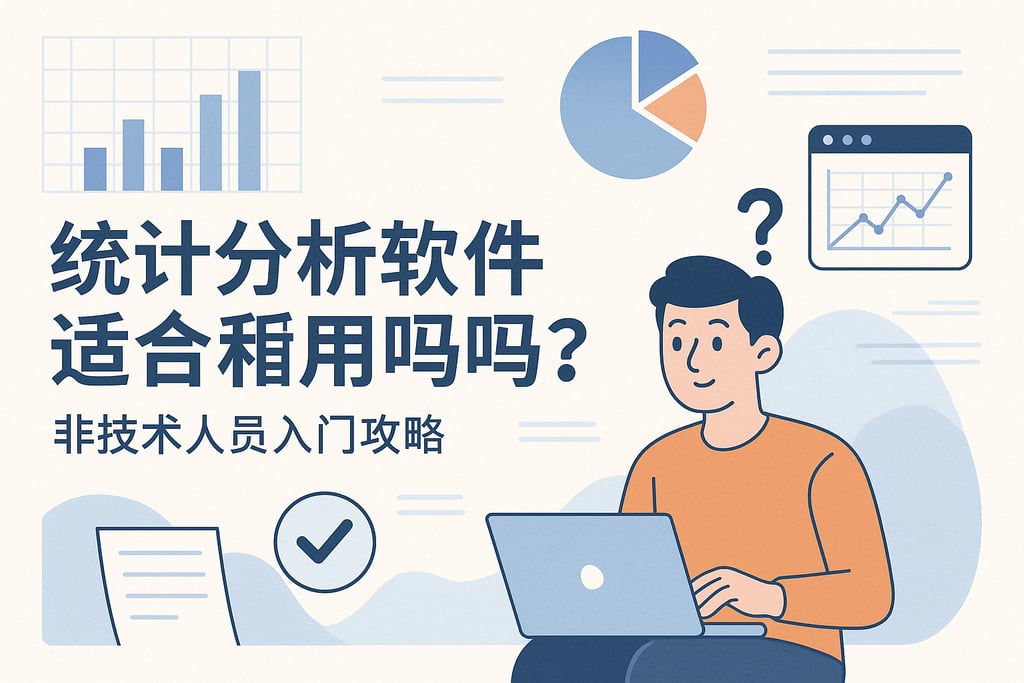 统计分析软件适合新手吗？非技术人员入门攻略