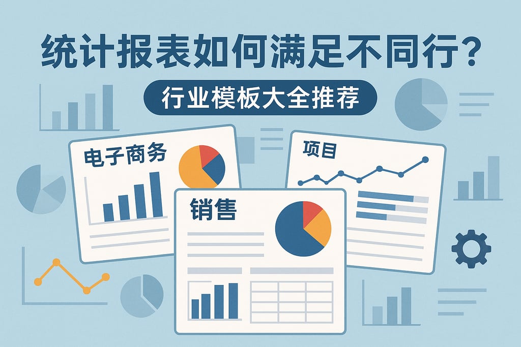 统计报表如何满足不同行业？行业模板大全推荐