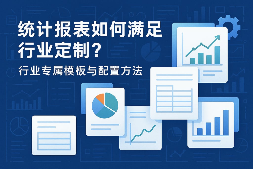 统计报表如何满足行业定制？行业专属模板与配置方法