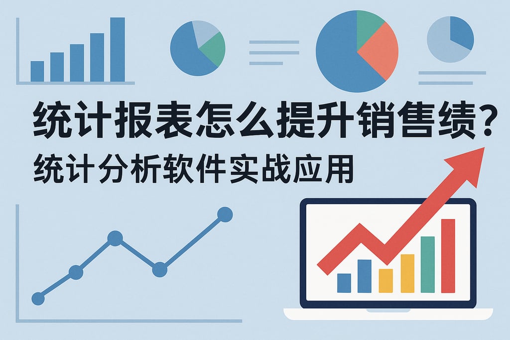 统计报表怎么提升销售业绩？统计分析软件实战应用