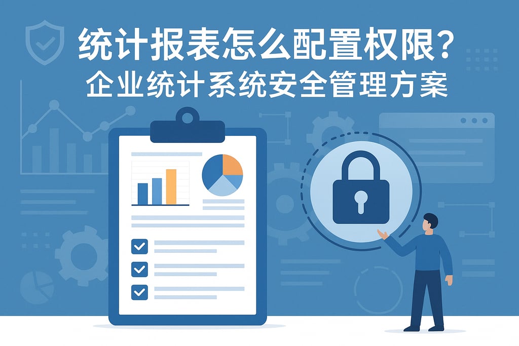 统计报表怎么配置权限？企业统计系统安全管理方案