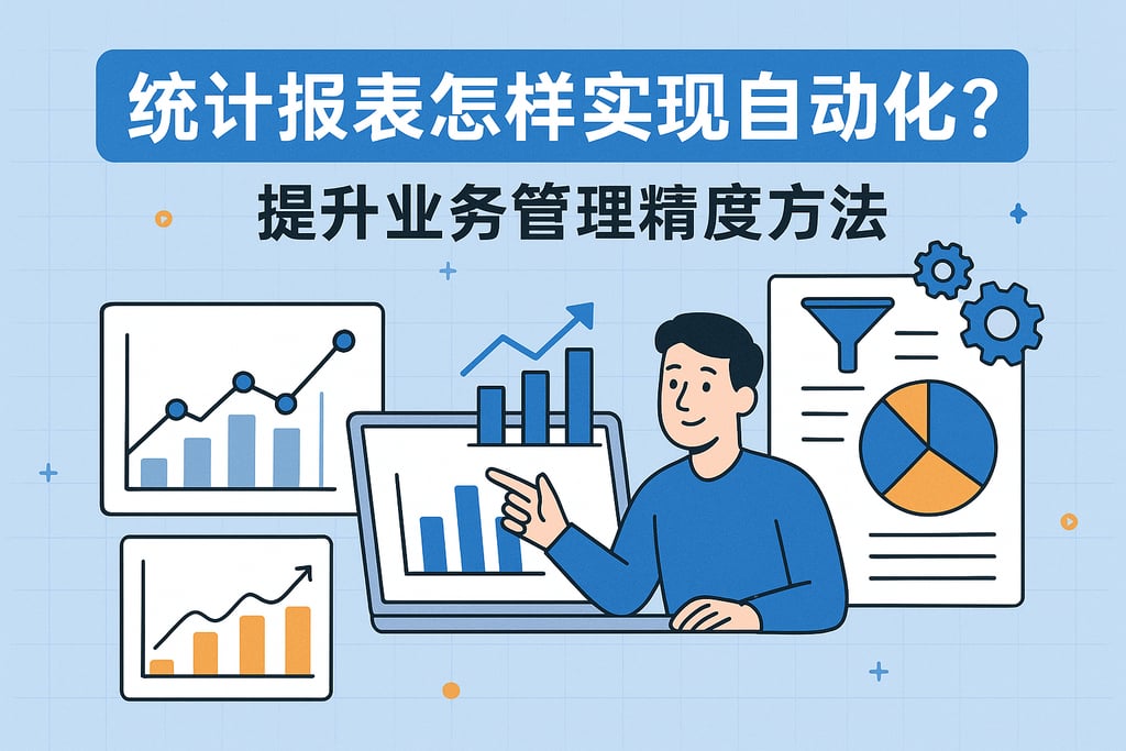 统计报表怎样实现自动化？提升业务管理精度方法