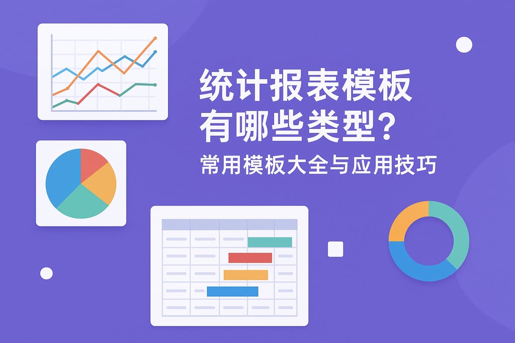 统计报表模板有哪些类型？常用模板大全与应用技巧