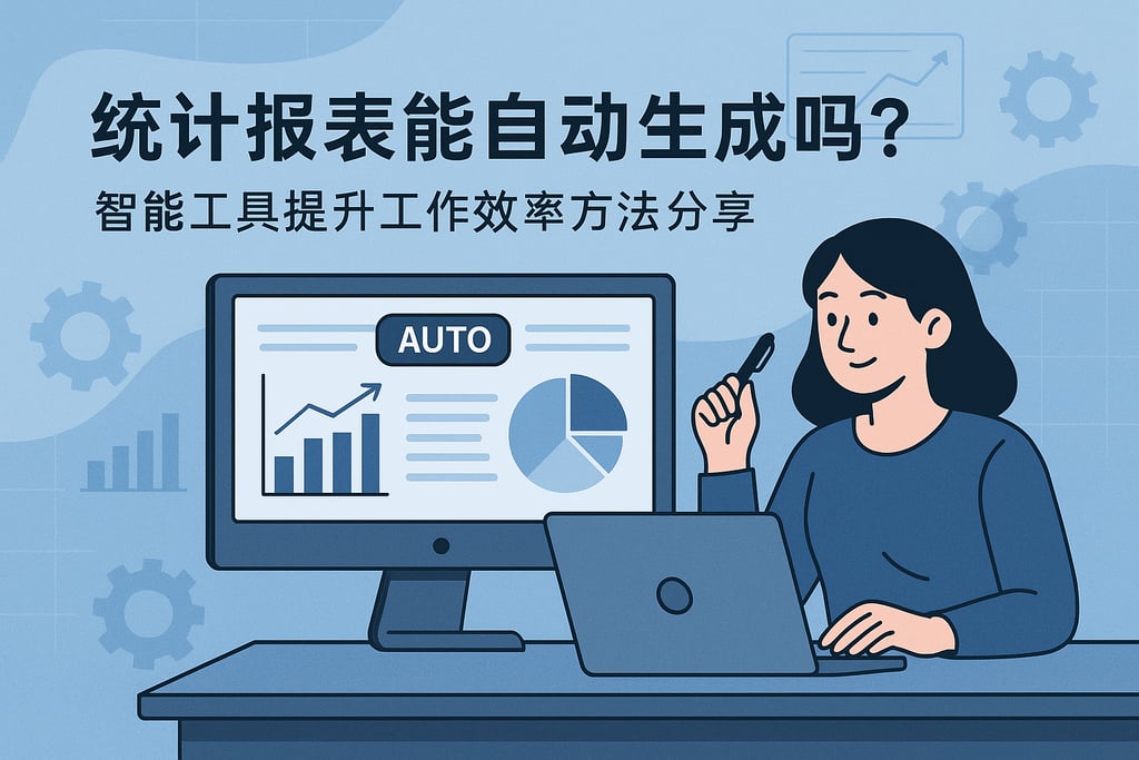 统计报表能自动生成吗？智能工具提升工作效率方法分享