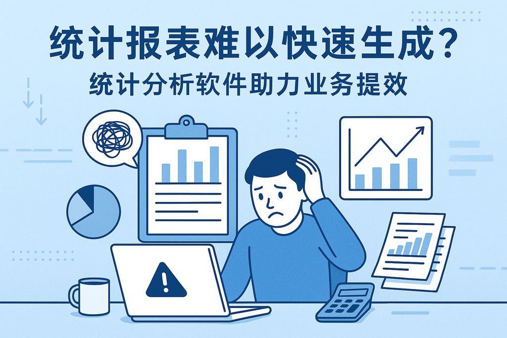 统计报表难以快速生成？统计分析软件助力业务提效