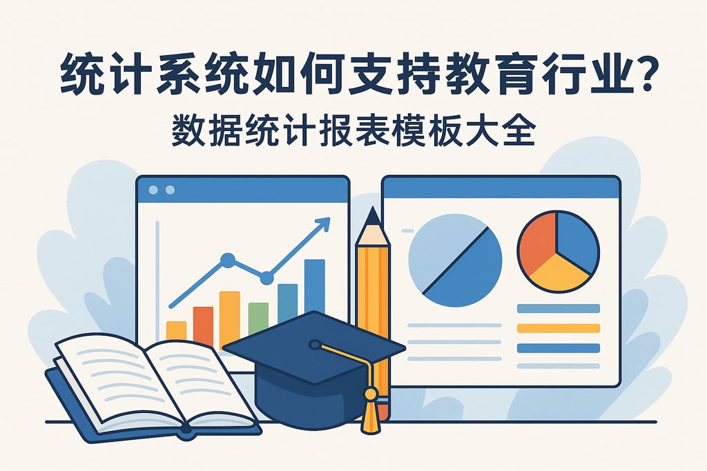 统计系统如何支持教育行业？数据统计报表模板大全