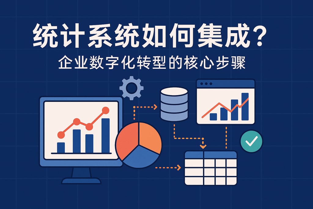 统计系统如何集成？企业数字化转型的核心步骤