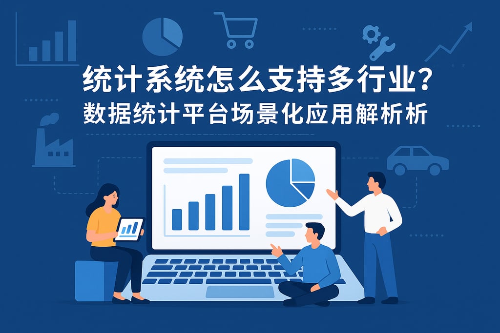 统计系统怎么支持多行业？数据统计平台场景化应用解析