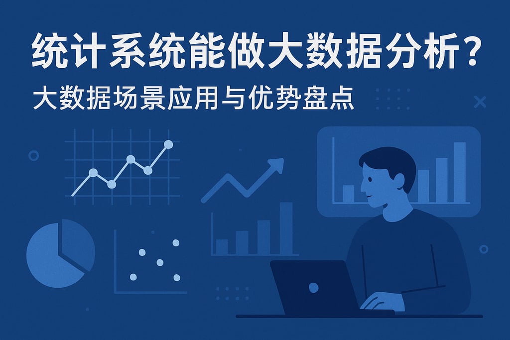 统计系统能做大数据分析吗？大数据场景应用与优势盘点