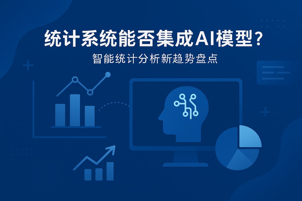 统计系统能否集成AI模型？智能统计分析新趋势盘点