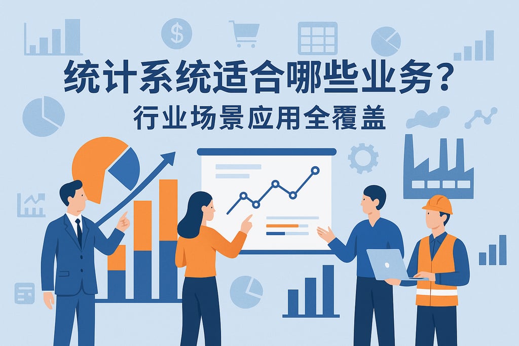 统计系统适合哪些业务？行业场景应用全覆盖
