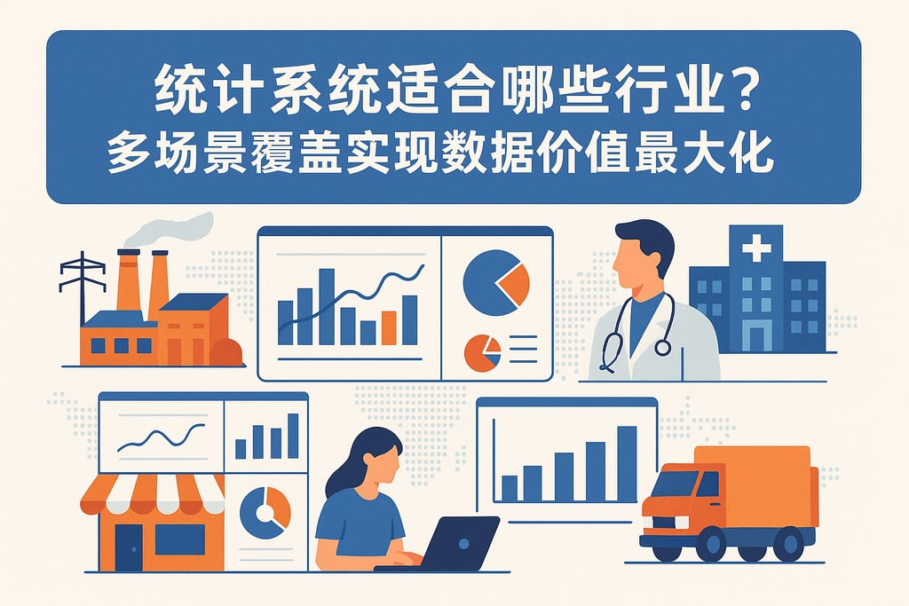 统计系统适合哪些行业？多场景覆盖实现数据价值最大化