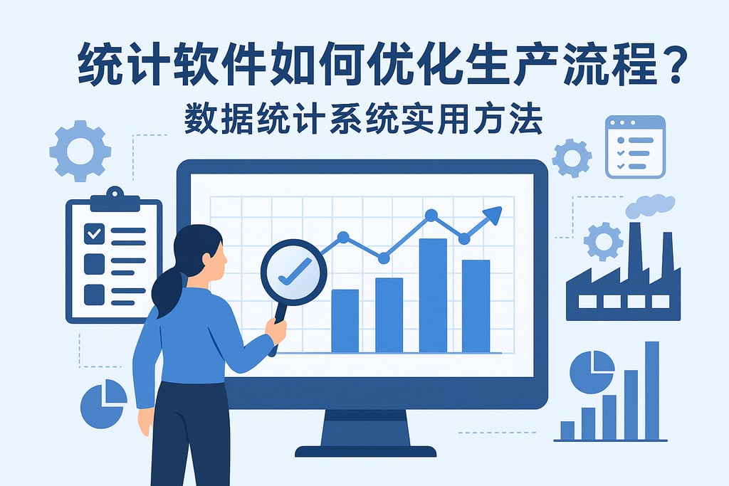 统计软件如何优化生产流程？数据统计系统实用方法