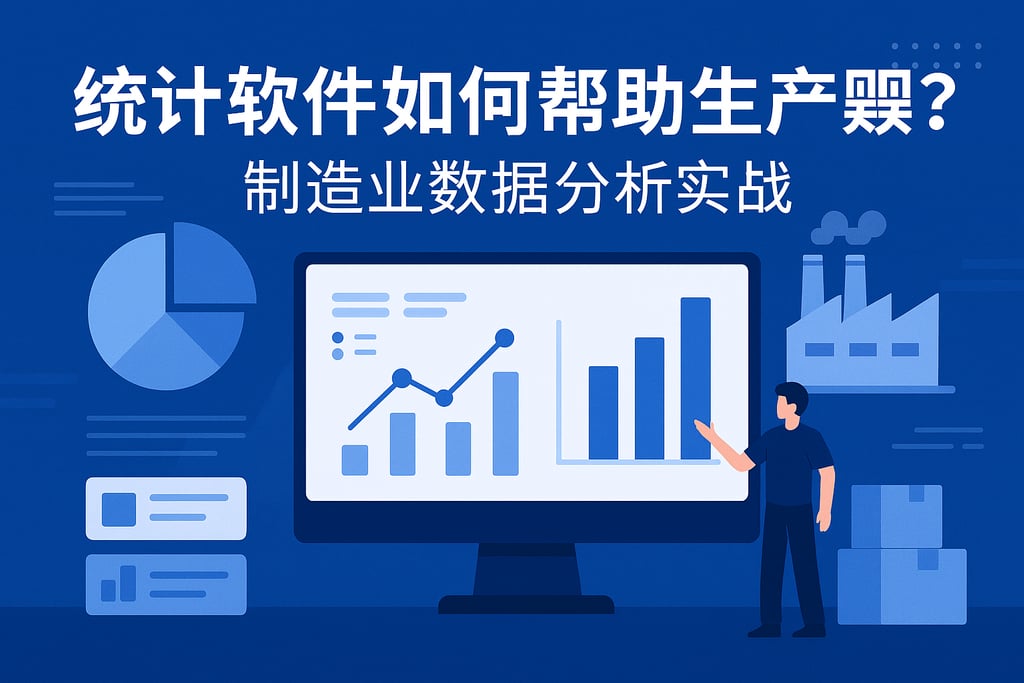 统计软件如何帮助生产管理？制造业数据分析实战