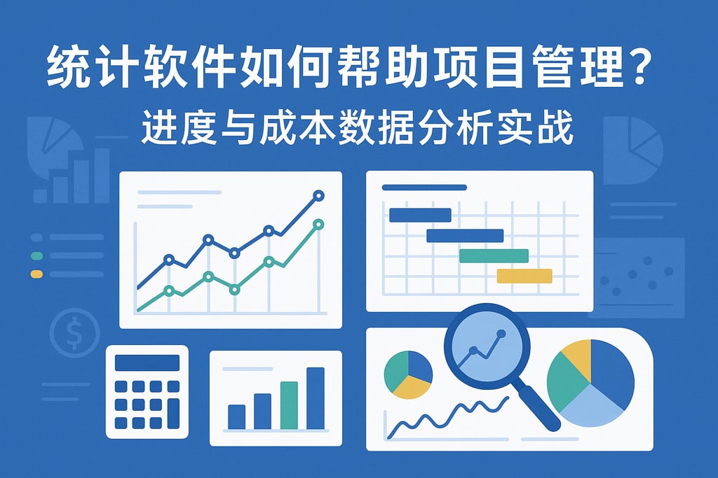 统计软件如何帮助项目管理？进度与成本数据分析实战
