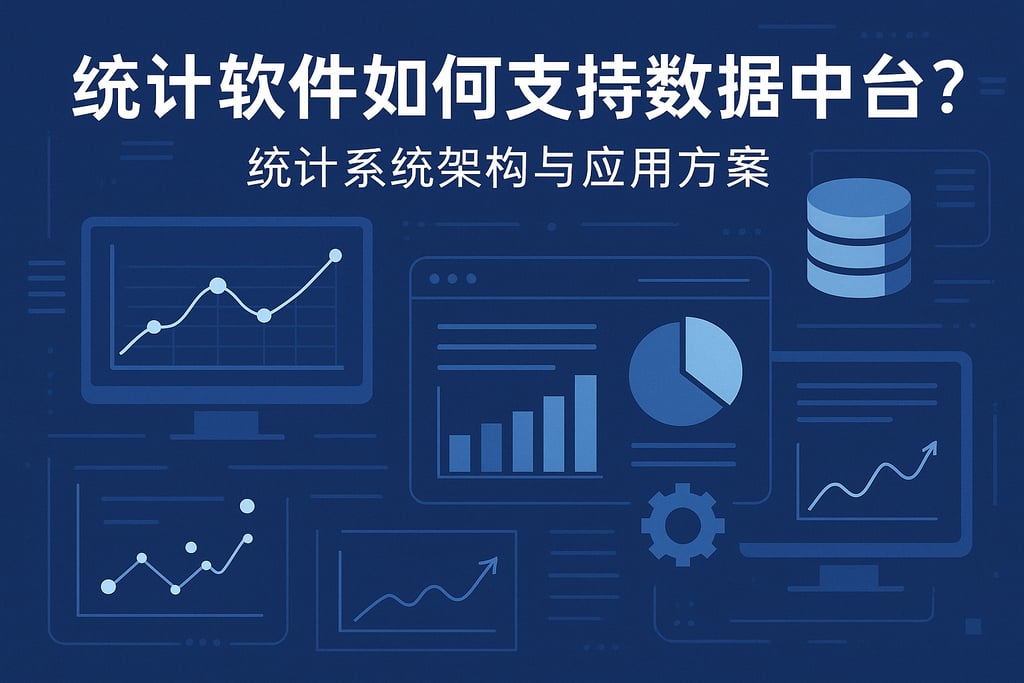 统计软件如何支持数据中台？统计系统架构与应用方案
