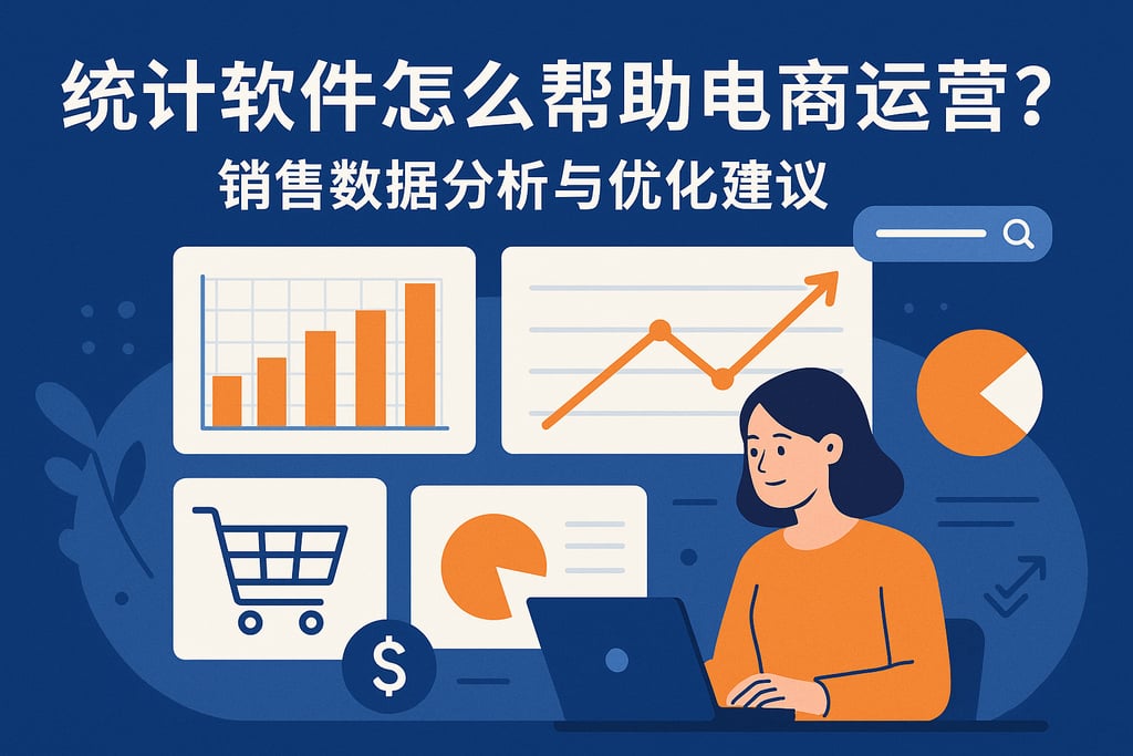 统计软件怎么帮助电商运营？销售数据分析与优化建议