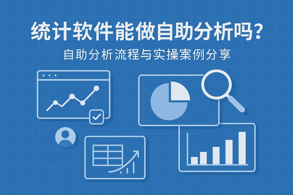 统计软件能做自助分析吗？自助分析流程与实操案例分享