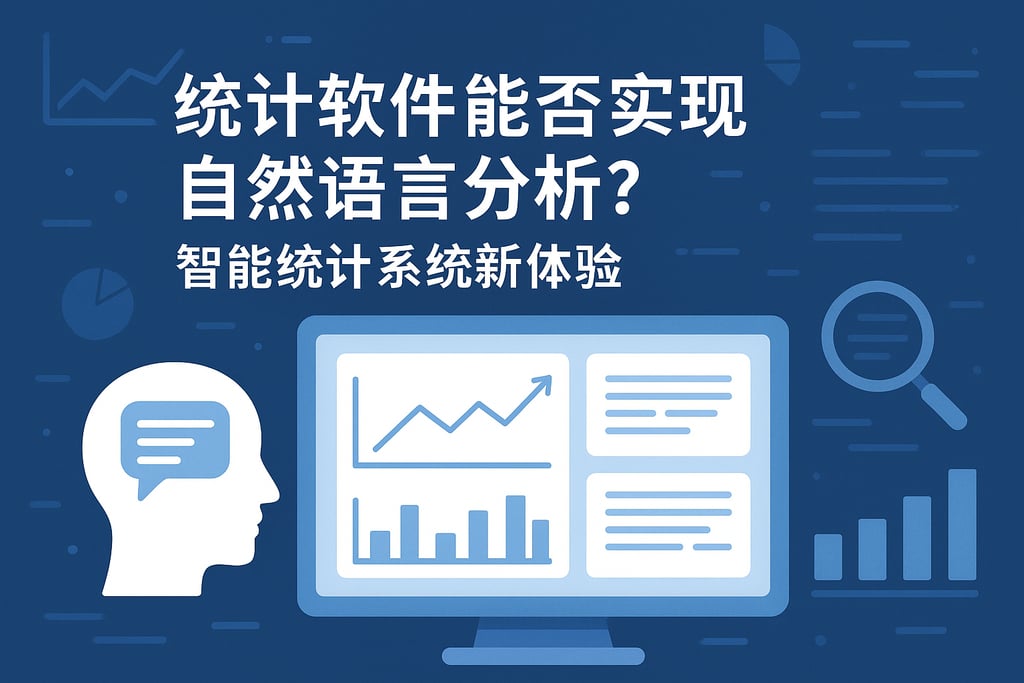 统计软件能否实现自然语言分析？智能统计系统新体验