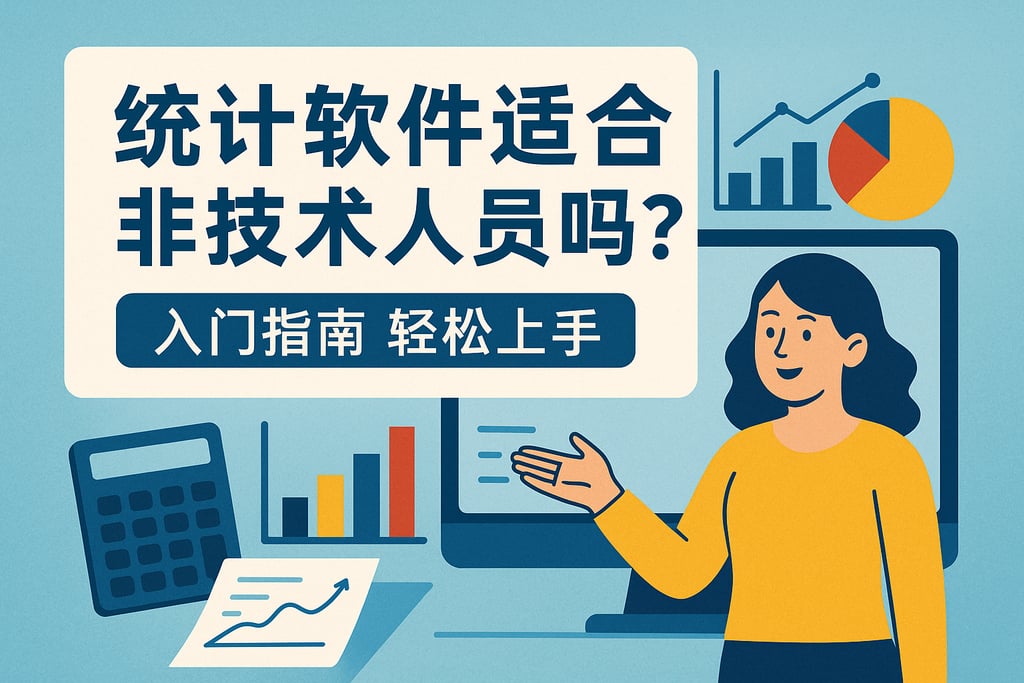 统计软件适合非技术人员吗？入门指南轻松上手