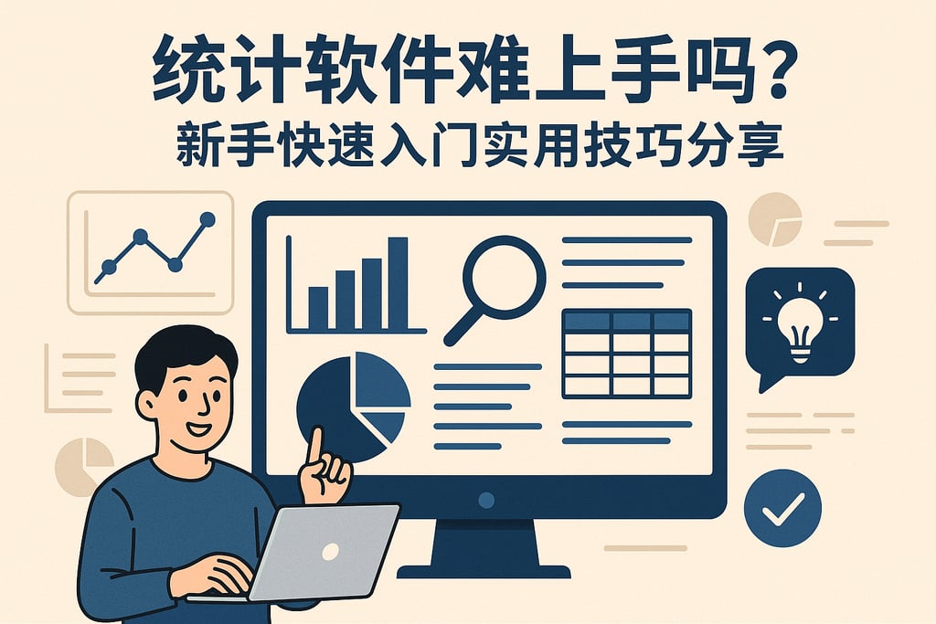 统计软件难上手吗？新手快速入门实用技巧分享