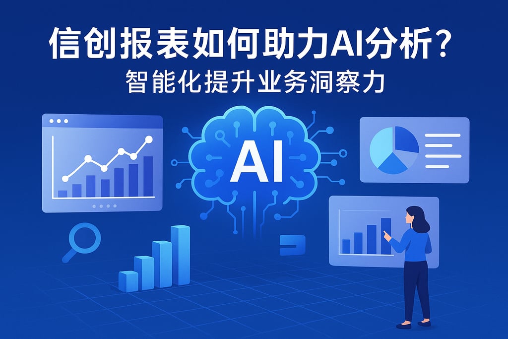 信创报表如何助力AI分析？智能化提升业务洞察力