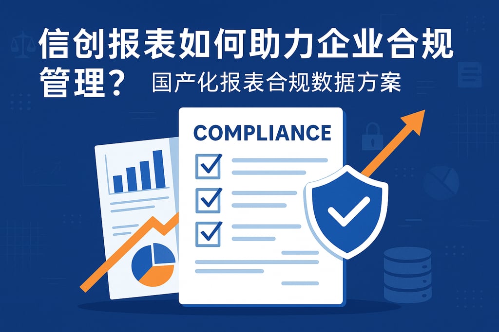 信创报表如何助力企业合规管理？国产化报表合规数据方案