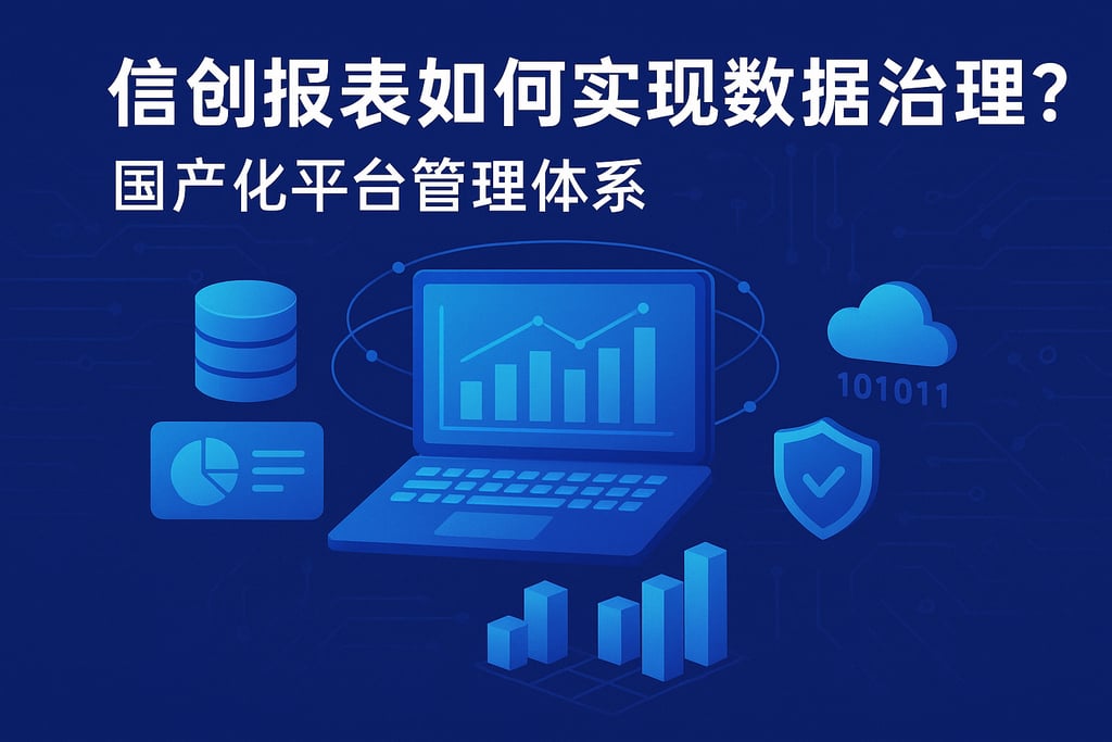 信创报表如何实现数据治理？国产化平台管理体系