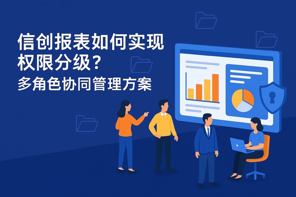 信创报表如何实现权限分级？多角色协同管理方案