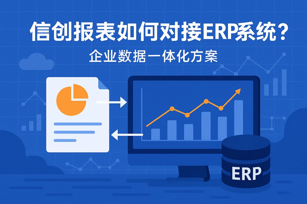 信创报表如何对接ERP系统？企业数据一体化方案