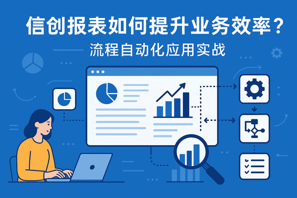 信创报表如何提升业务效率？流程自动化应用实战
