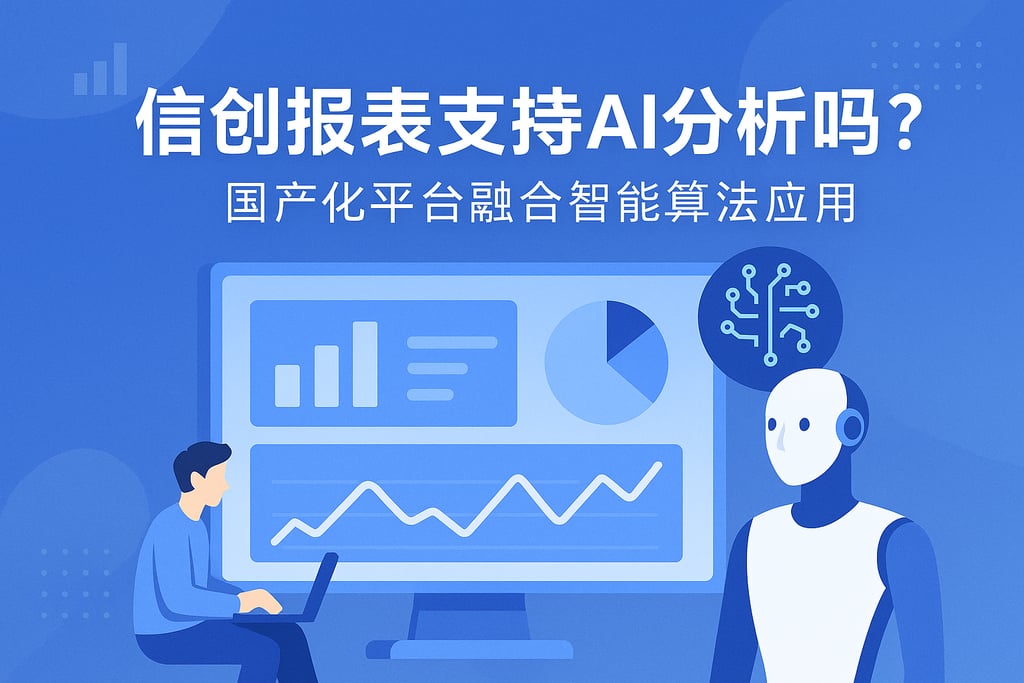 信创报表支持AI分析吗？国产化平台融合智能算法应用