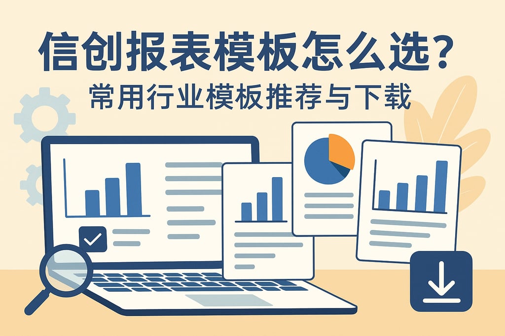 信创报表模板怎么选？常用行业模板推荐与下载