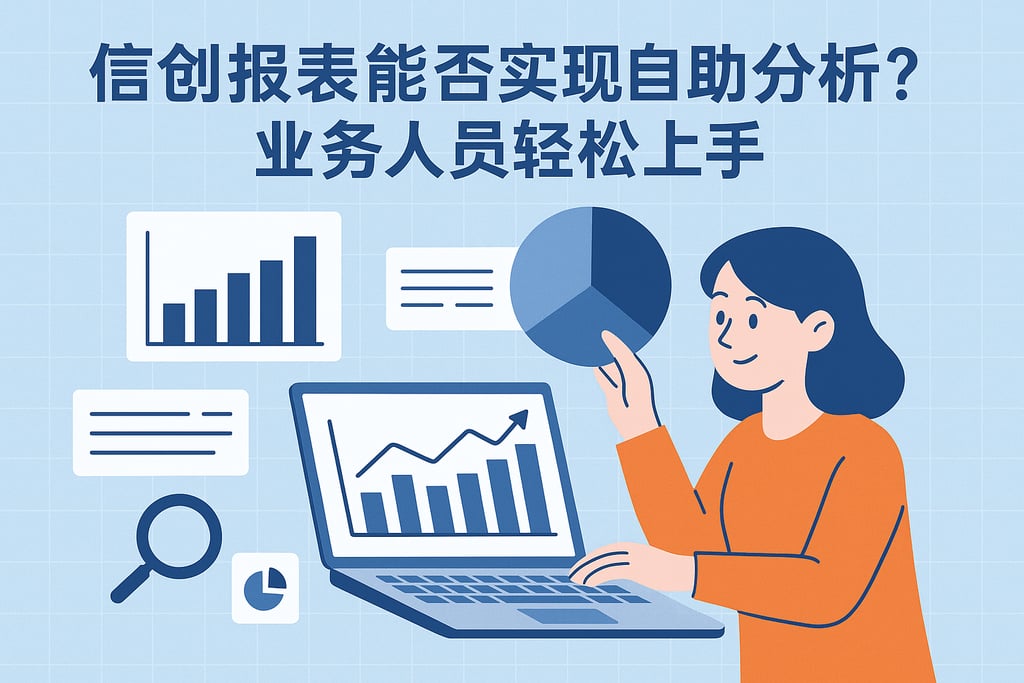 信创报表能否实现自助分析？业务人员轻松上手